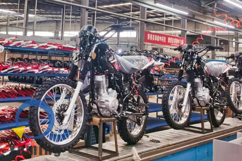 Motorcycle assembly line