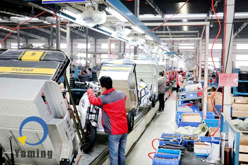 Tricycle assembly line
