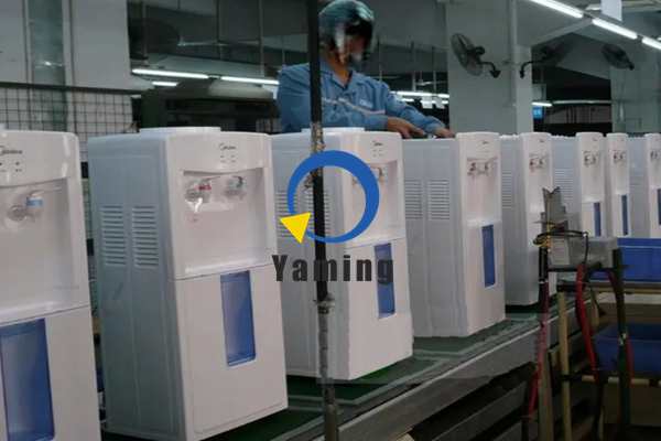 How is the water dispenser assembly line composed？