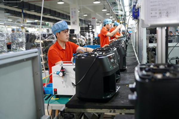 How convenient is a mature air fryer assembly line?